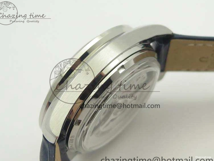 0519 SpeedMaster MoonWatch SS OMF 1:1 Best Edition Blue Dial On Leather Strap A9300 V FreshLook 8087